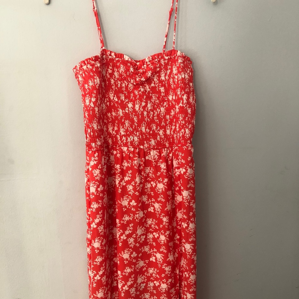 Floral Summer dress with slit